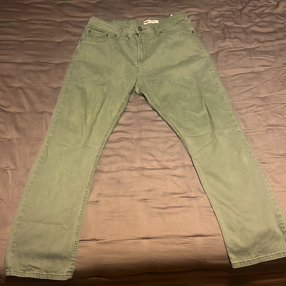 Wrangler green jeans